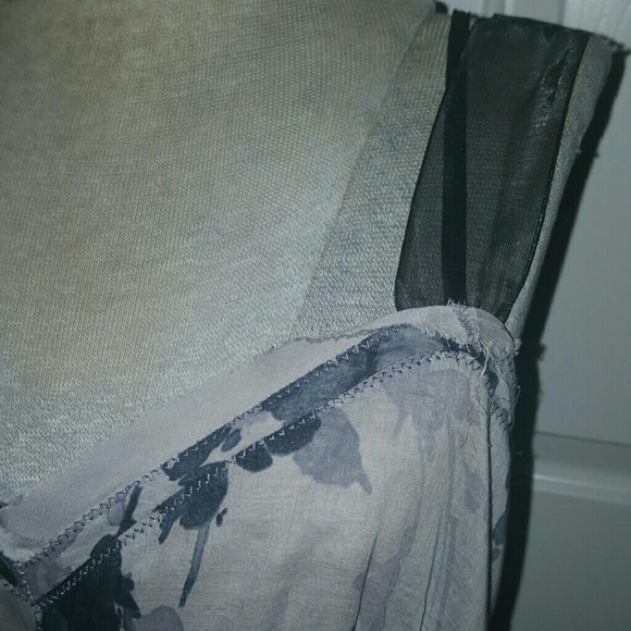 🔥Hot SALE🔥 Super Sexy Ann Taylor Loft Multi layered Mini Dress Edgy L - Picture 2 of 4